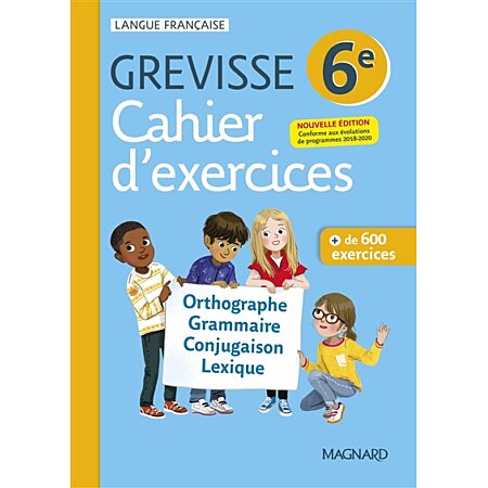 Cahier Grevisse 6e (2021) (Broché)